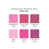 Spectrum Noir Classique Pinks (6pcs) (SPECN-CS-PIN) (SPECN-CS6-PIN)